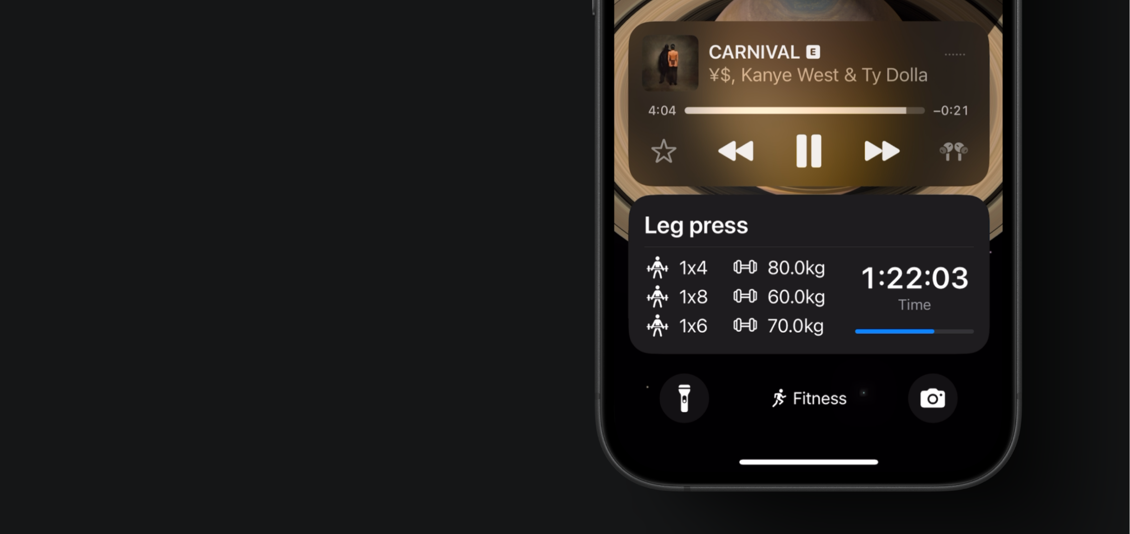 Real-time tracking on Gym Hero app